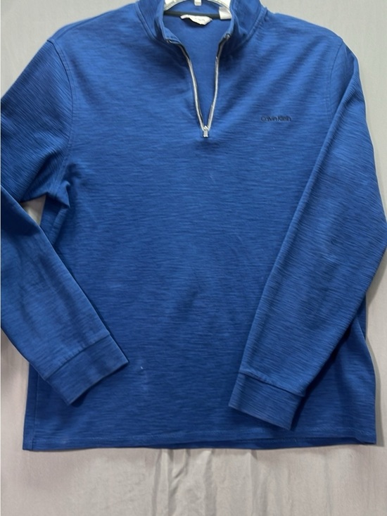 Calvin Klein Other - Calvin Klein Men's Royal Blue Half-Zip Pullover Sweater